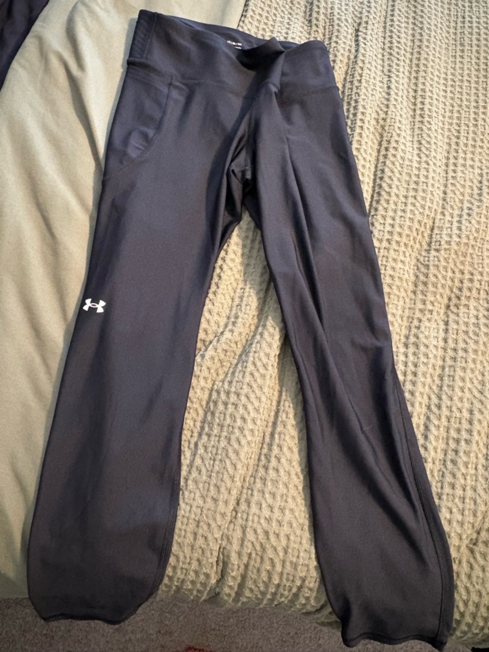 Under Armour Black Compression Leggings with Subtle Logo
